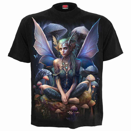 MAGICAL FRONT PRINT T-SHIRT BLACK - Stylish and Unique Design MAGICAL FRONT PRINT T-SHIRT BLACK - Stylish and Unique Design