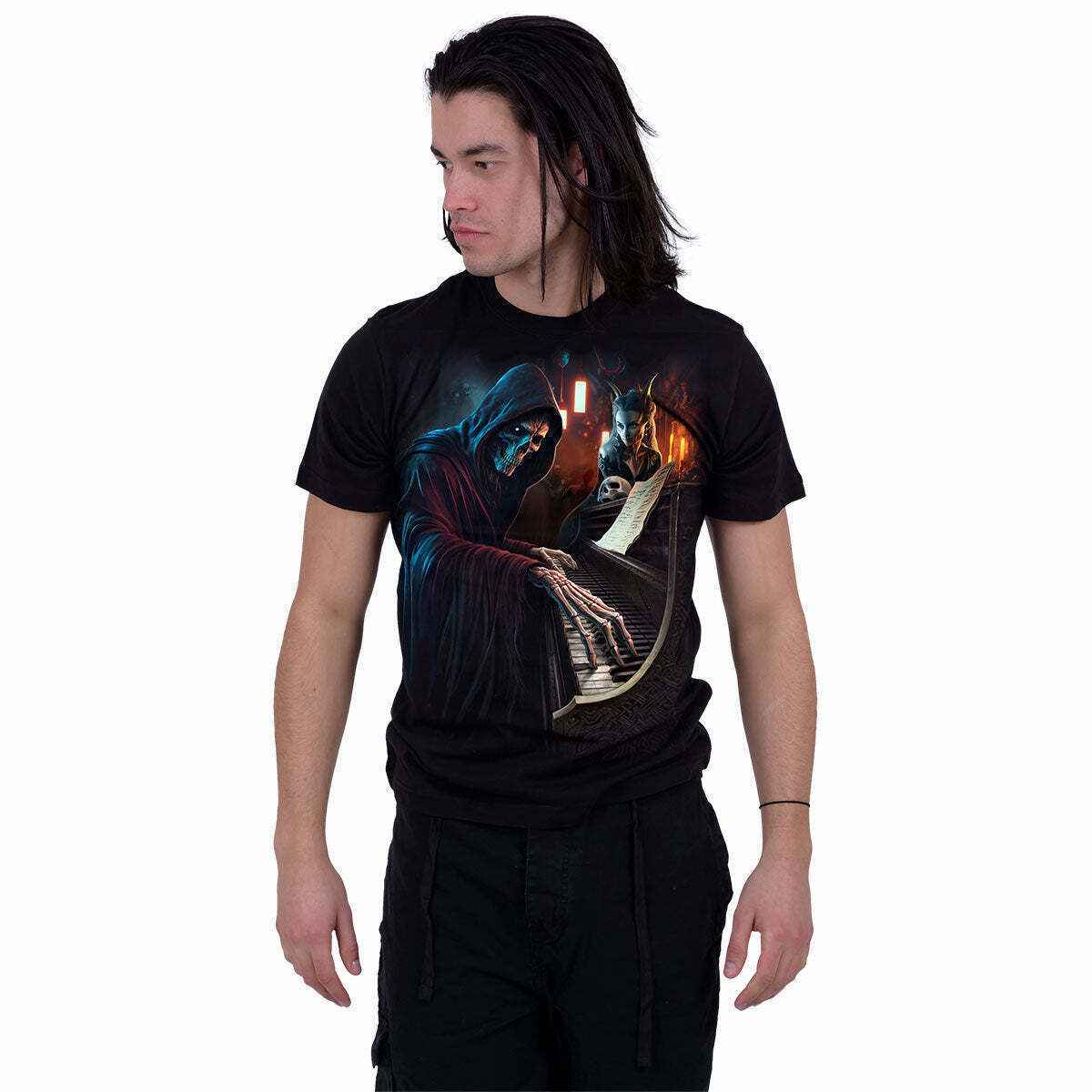 MIDNIGHT BLUES T-SHIRT BLACK - Stylish and Comfortable Design MIDNIGHT BLUES T-SHIRT BLACK - Stylish and Comfortable Design