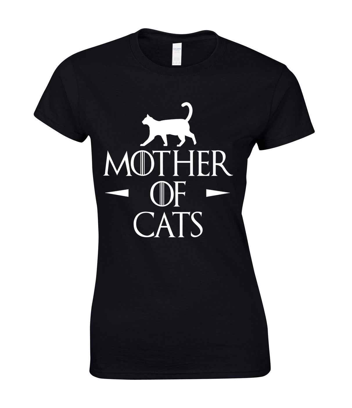 MOTHER OF CATS TOP - Black Cap Sleeve Ladies Top MOTHER OF CATS TOP - Black Cap Sleeve Ladies Top