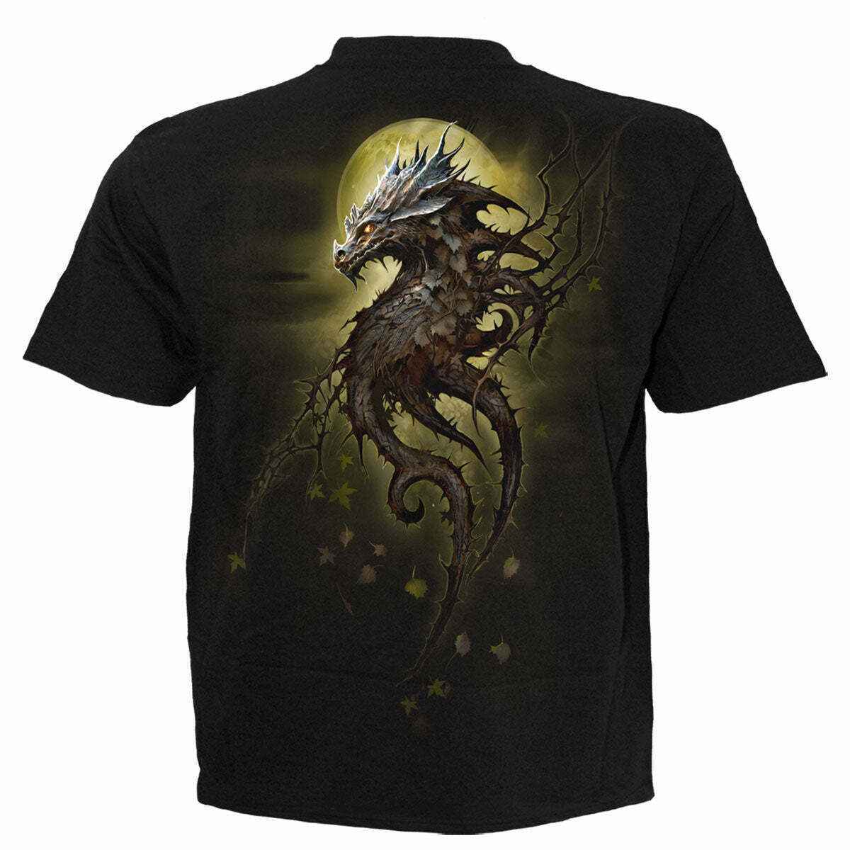 OAK DRAGON T-SHIRT - Black Cotton Tee OAK DRAGON T-SHIRT - Black Cotton Tee