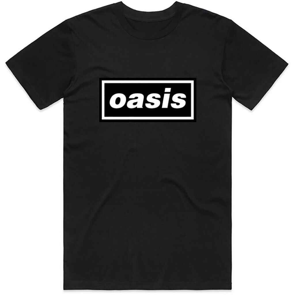 Oasis Classic Logo T-Shirt - Black Classic Tee Oasis Classic Logo T-Shirt - Black Classic Tee
