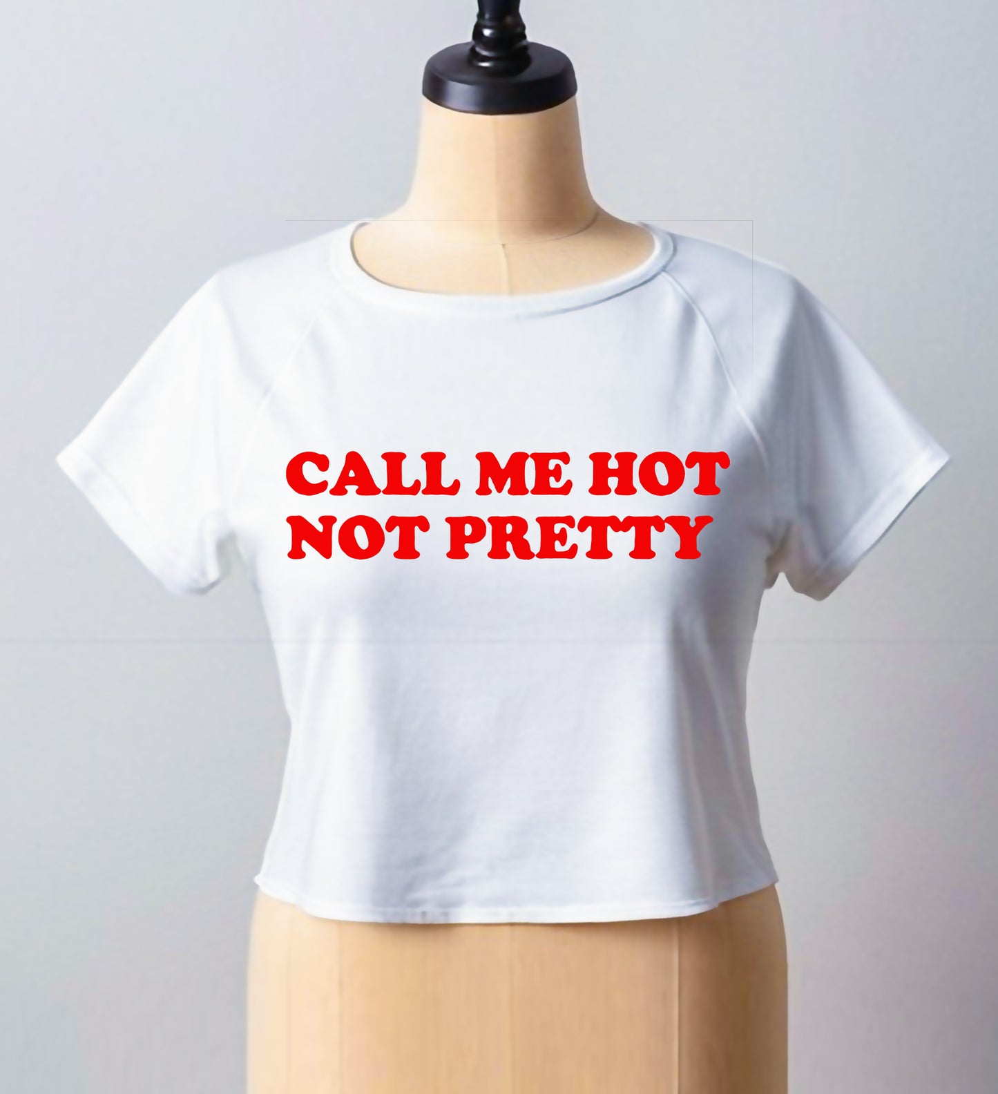 Call Me Hot Not Pretty | CROP TOP FOR LADIES