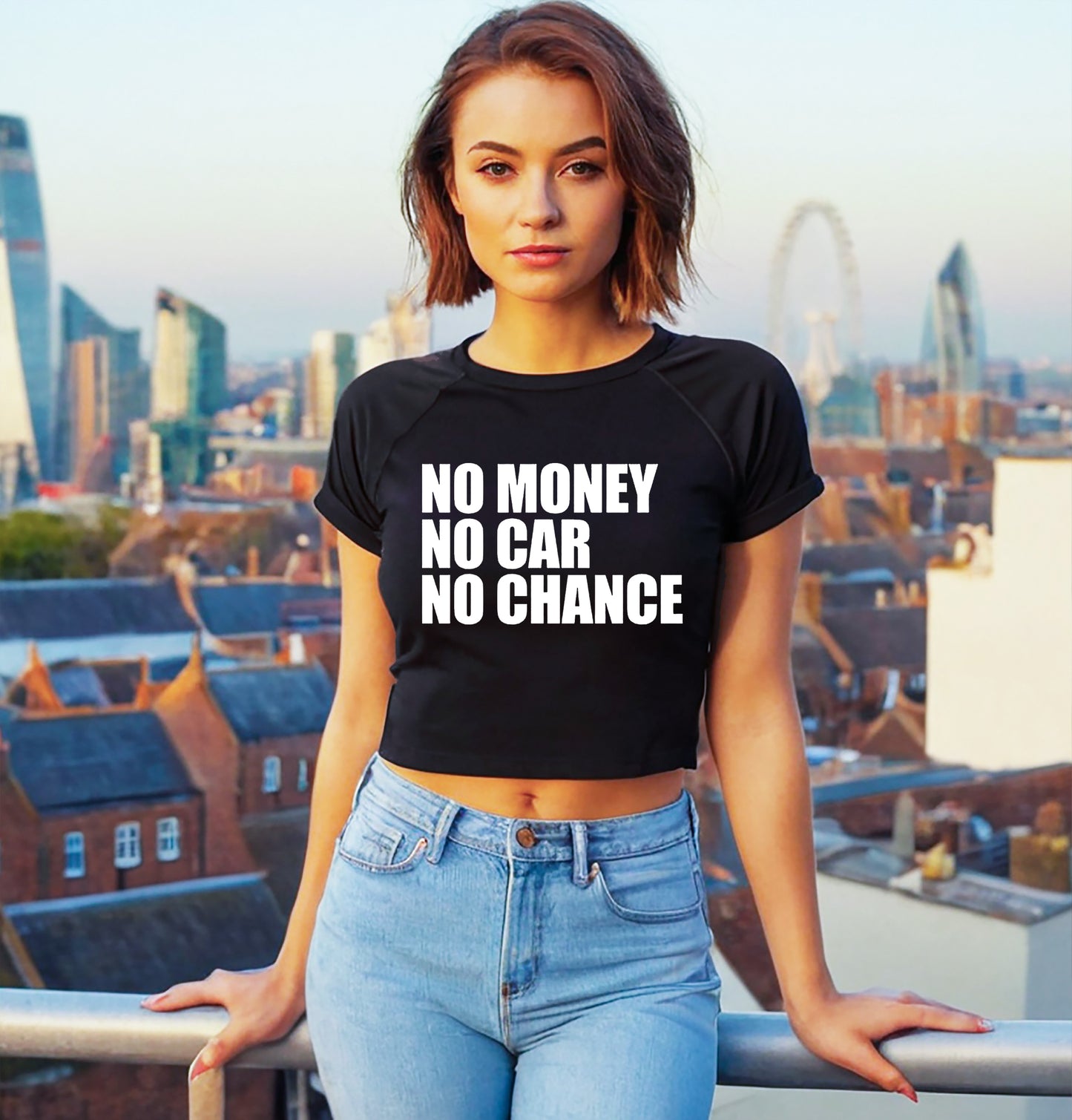 No Money No Car | LADIES CROP TOP
