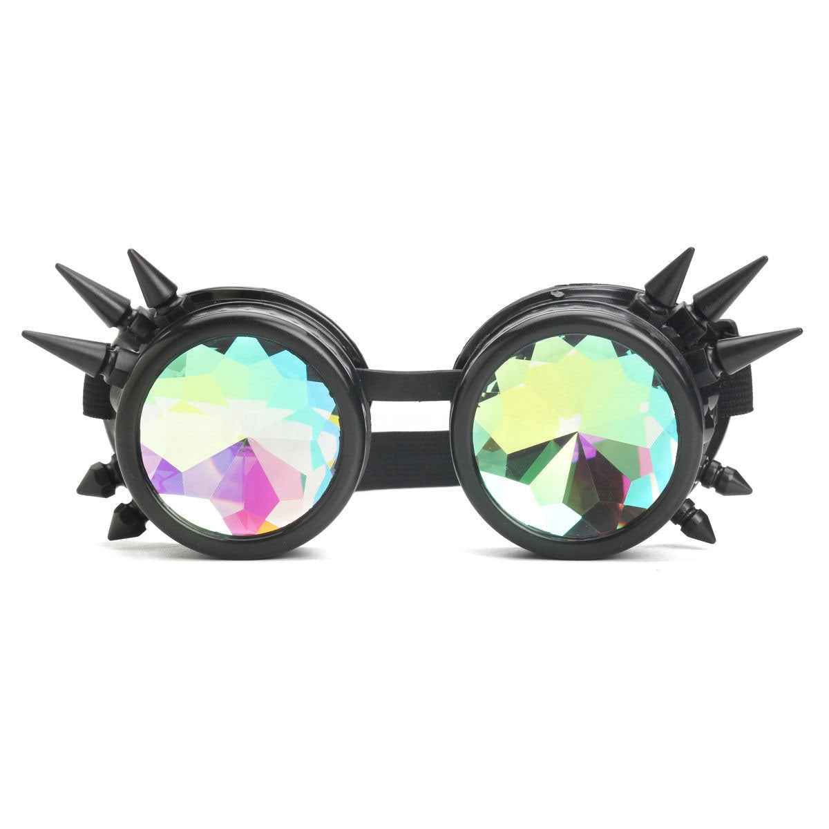 Kaleidoscope Welding Goggles with Spikes - Black Kaleidoscope Welding Goggles with Spikes - Black