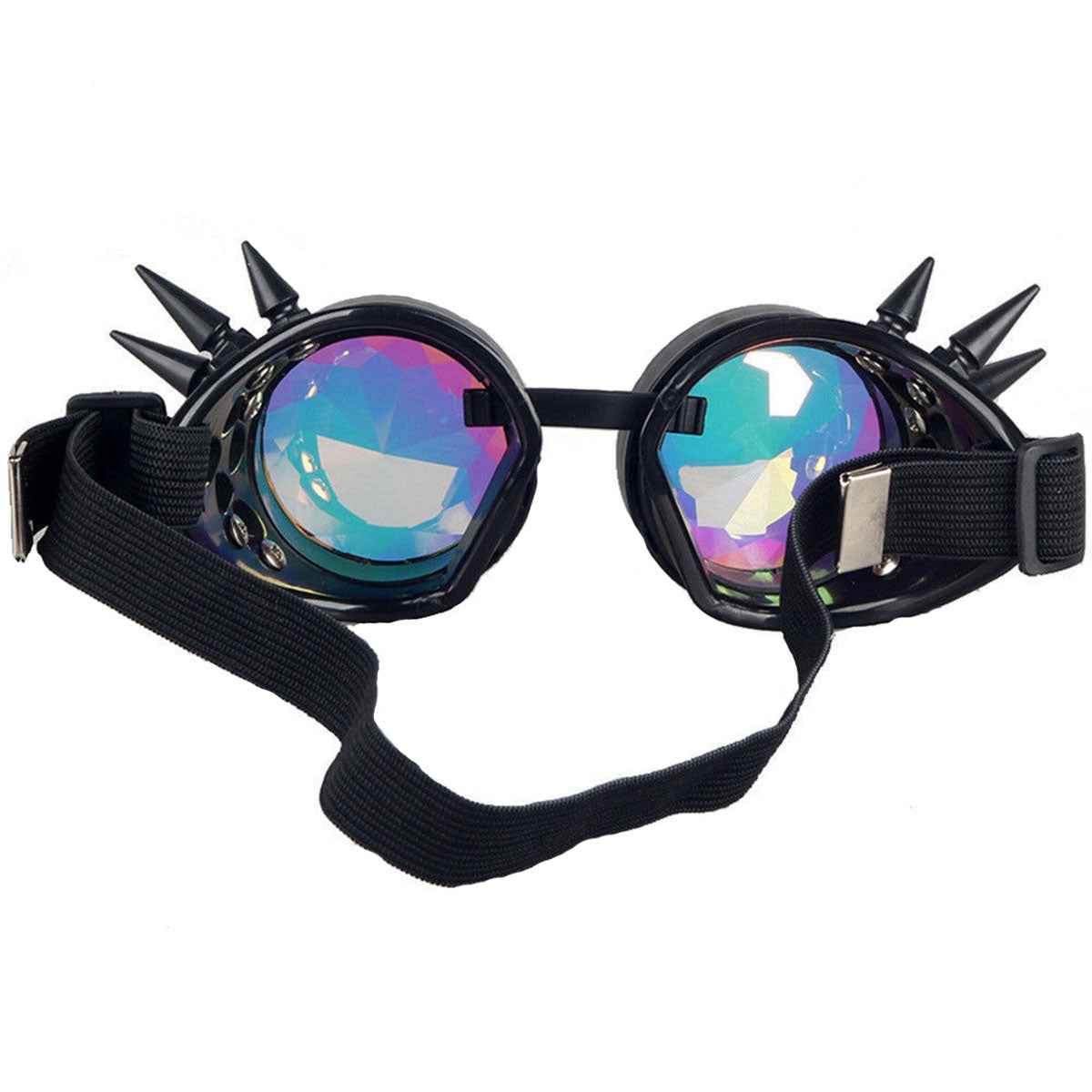 Kaleidoscope Welding Goggles with Spikes - Black Kaleidoscope Welding Goggles with Spikes - Black