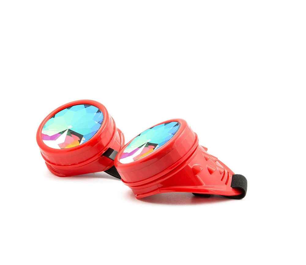 Kaleidoscope Welding Goggles - Red for Enhanced Protection Kaleidoscope Welding Goggles - Red for Enhanced Protection