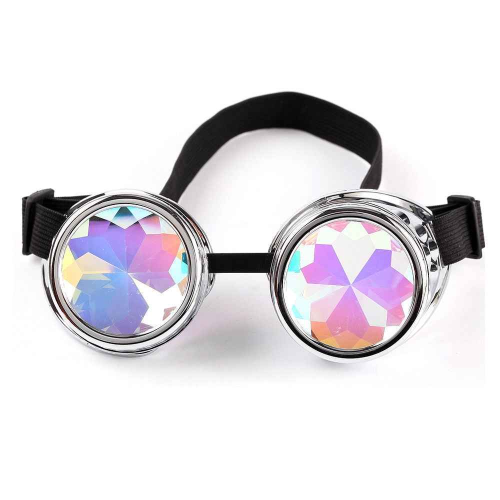 KALEIDOSCOPE WELDING GOGGLES - SILVER Edition for Enhanced Vision KALEIDOSCOPE WELDING GOGGLES - SILVER Edition for Enhanced Vision