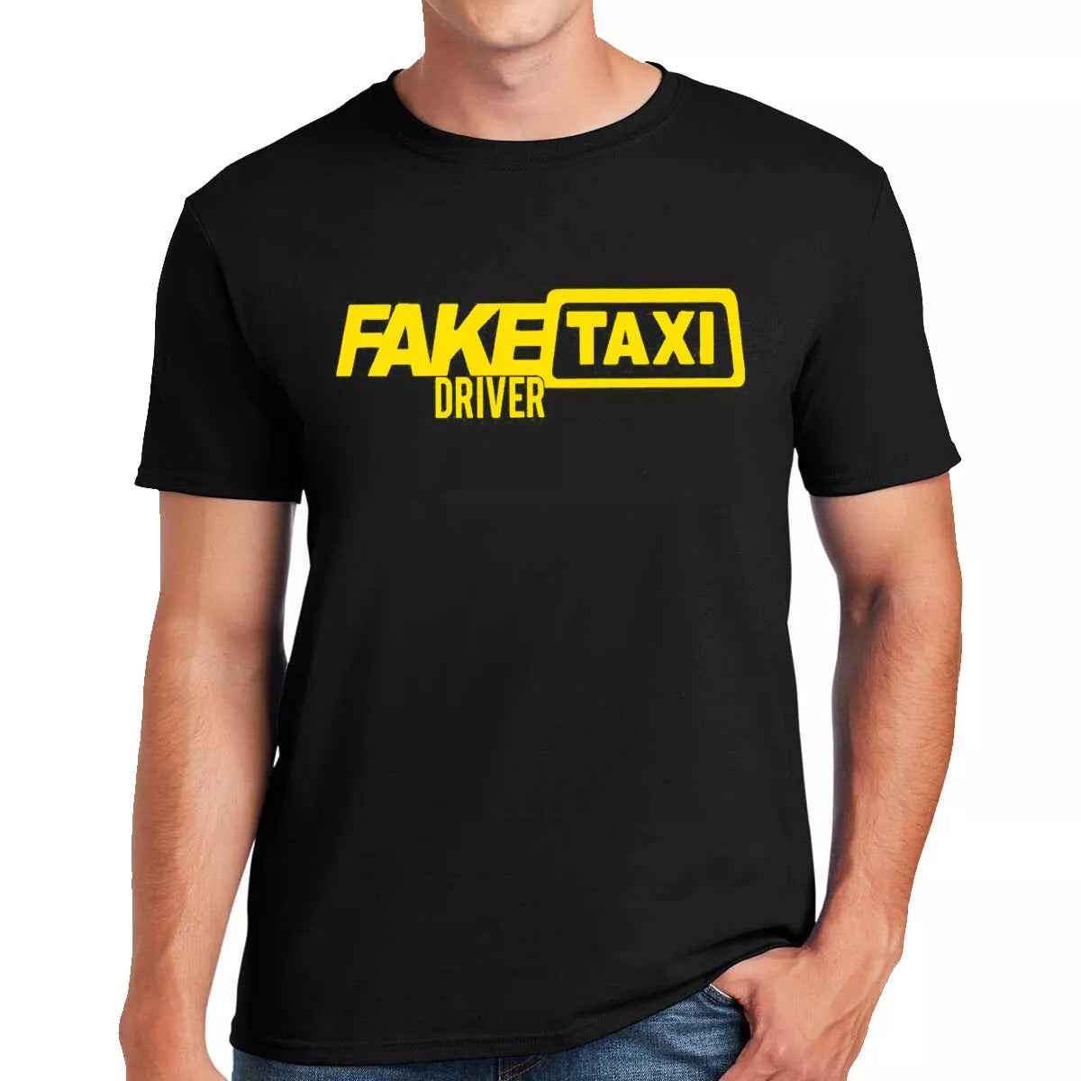 Fake Taxi Driver T-Shirt for Men - Funny Stage Party Novelty Tee Fake Taxi Driver T-Shirt for Men - Funny Stage Party Novelty Tee