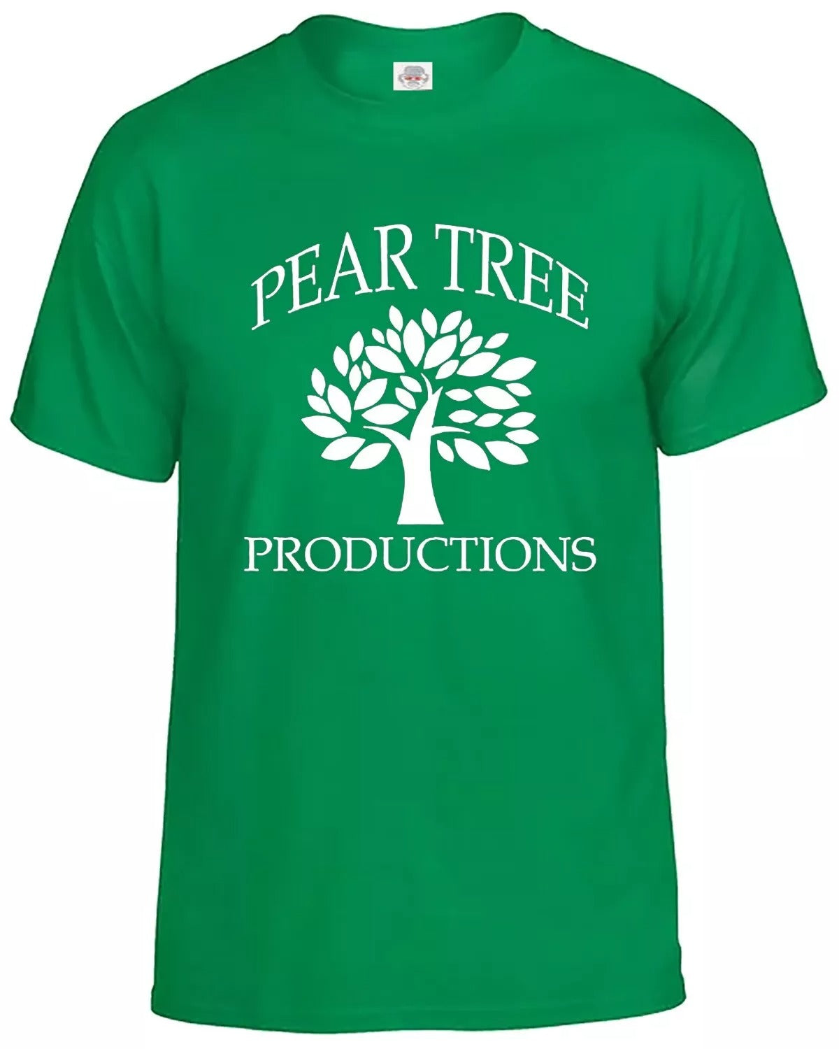 Pear Tree Productions Men's T-Shirt IRISH GREEN T-SHIRT WHITE PRINT Pear Tree Productions Men's T-Shirt