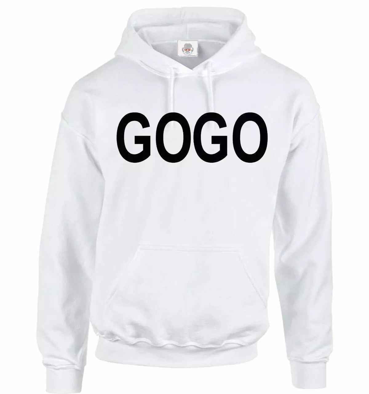 GoGo Hoody Sweatshirt 80's Pop Hits Hoodie Unisex Design GoGo Hoody Sweatshirt 80's Pop Hits Hoodie Unisex Design