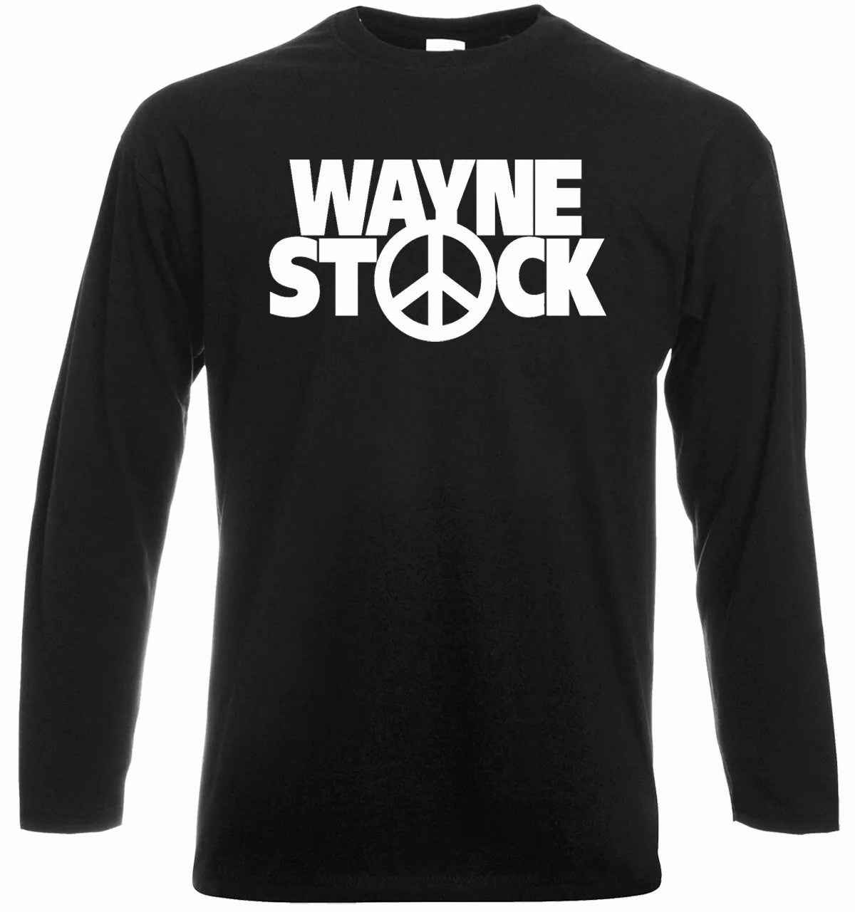 Wayne's World T-Shirt - Wayne Stock Music Festival Long Sleeve Gift Top Wayne's World T-Shirt - Wayne Stock Music Festival Long Sleeve Gift Top