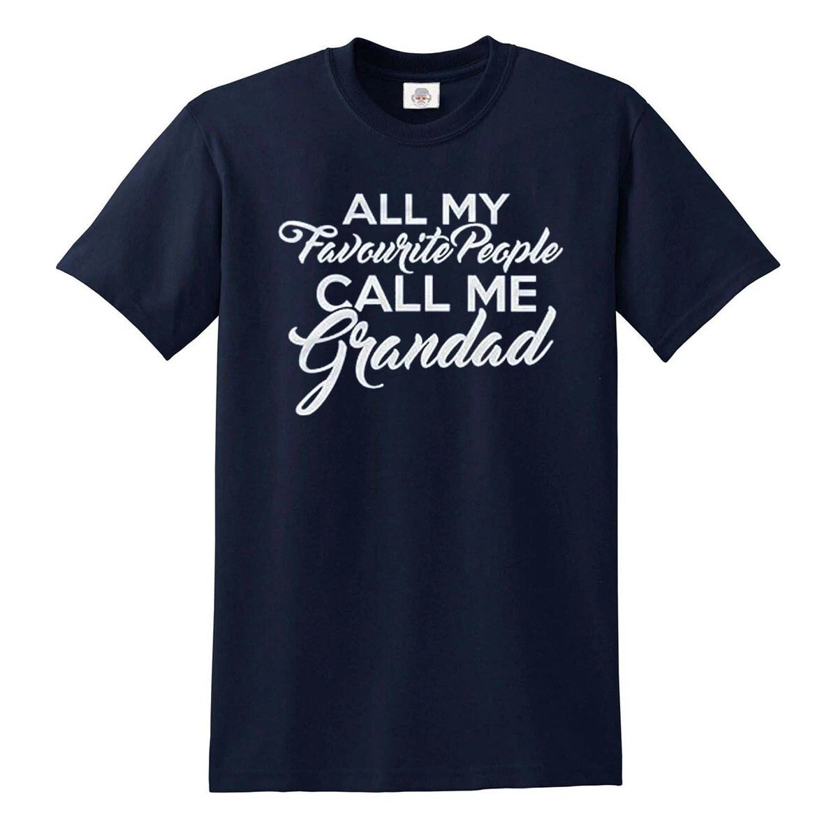 All My Favourite People Call Me | MEN'S T-SHIRT NAVY T-SHIRT WHITE PRINT All My Favourite People Call Me | MEN'S T-SHIRT