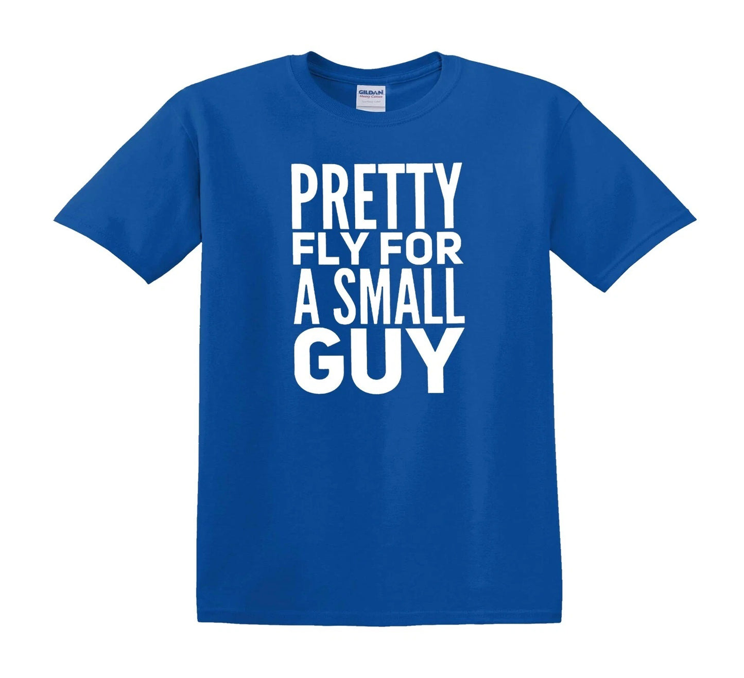 PRETTY FLY FOR A SMALL GUY | KID'S T-SHIRT ROYAL BLUE T-SHIRT WHITE PRINT PRETTY FLY FOR A SMALL GUY | KID'S T-SHIRT