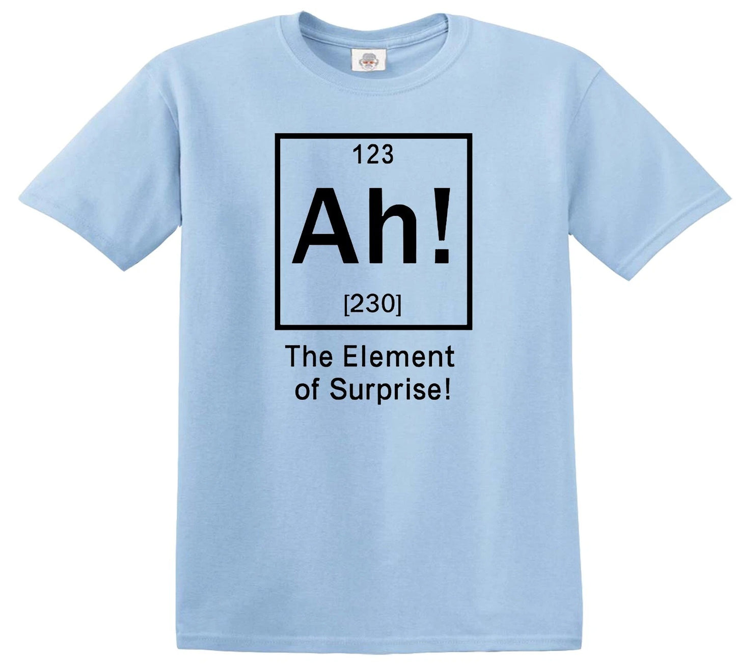 The Element Of Surprise | KID'S T-SHIRT SKY BLUE T-SHIRT BLACK PRINT The Element Of Surprise | KID'S T-SHIRT