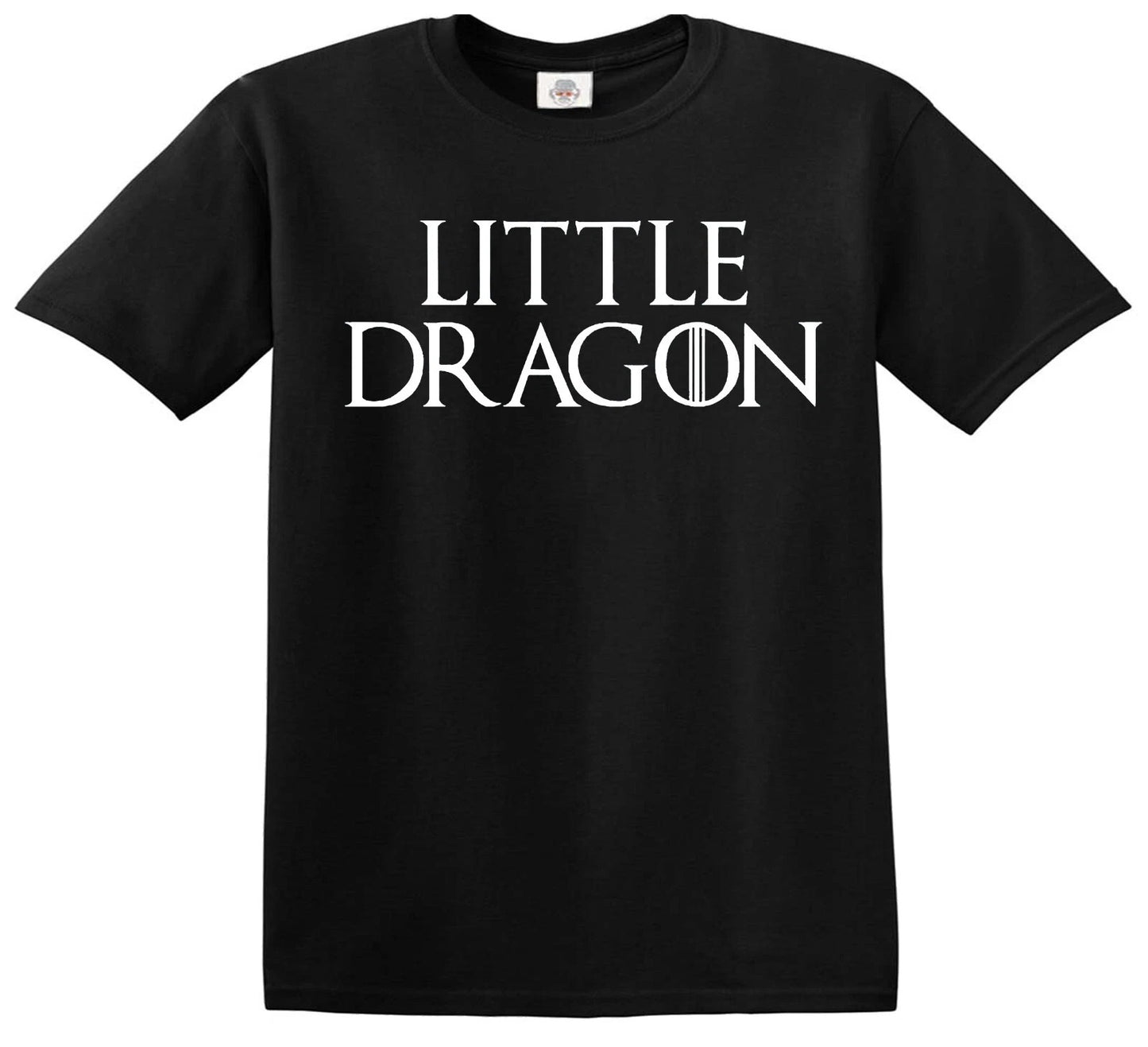 Little Dragon COOL SLOGAN | KID'S T-SHIRT BLACK T-SHIRT WHITE PRINT Little Dragon COOL SLOGAN | KID'S T-SHIRT