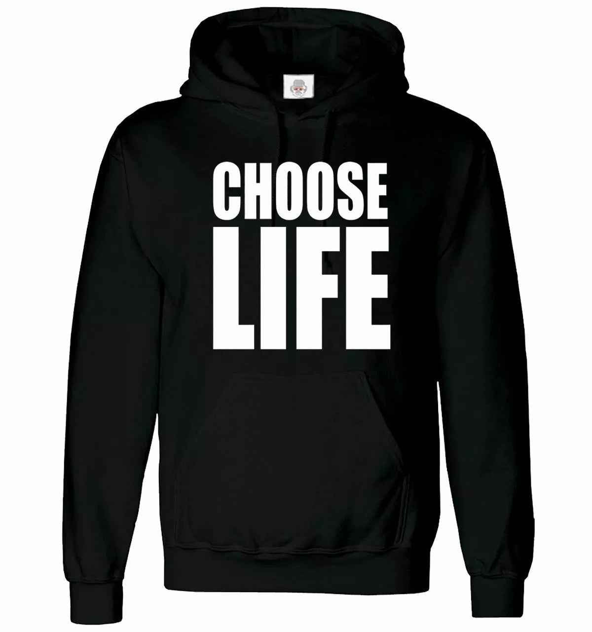 Choose Life Hoodie Unisex Sweatshirt Inspired by 80's 90's Wham Novelty Design Choose Life Hoodie Unisex Sweatshirt Inspired by 80's 90's Wham Novelty Design