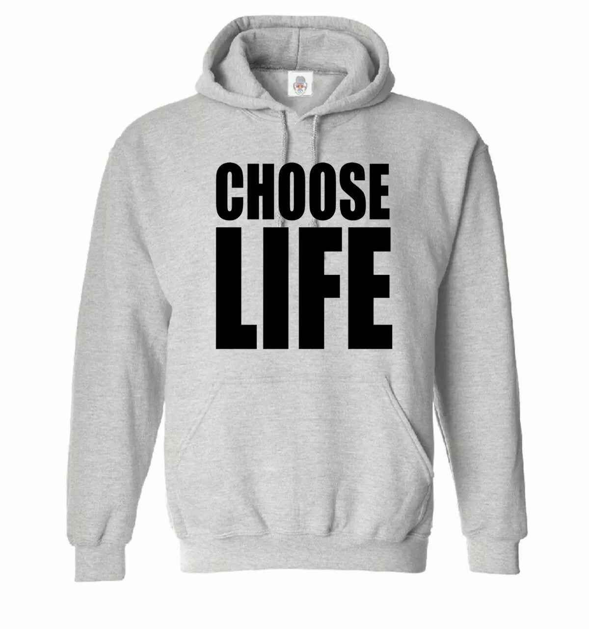 Choose Life Hoodie Unisex Sweatshirt Inspired by 80's 90's Wham Novelty Design Choose Life Hoodie Unisex Sweatshirt Inspired by 80's 90's Wham Novelty Design