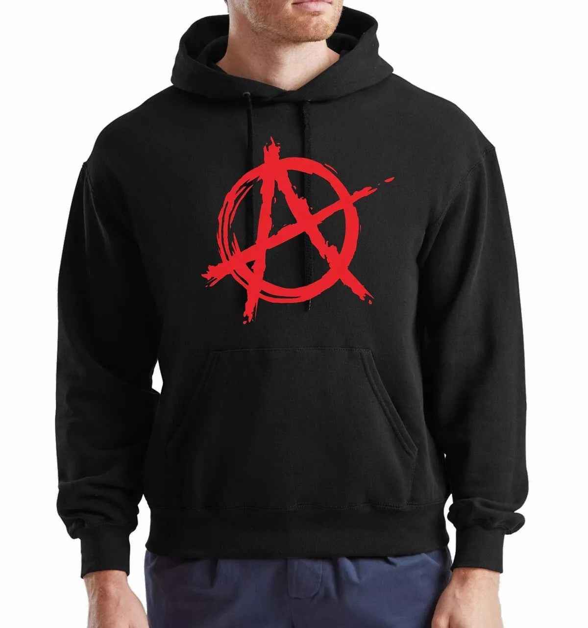 Anarchy Symbol Hoody - Funny Punk Rock Evil Anarchist Sweatshirt Anarchy Symbol Hoody - Funny Punk Rock Evil Anarchist Sweatshirt