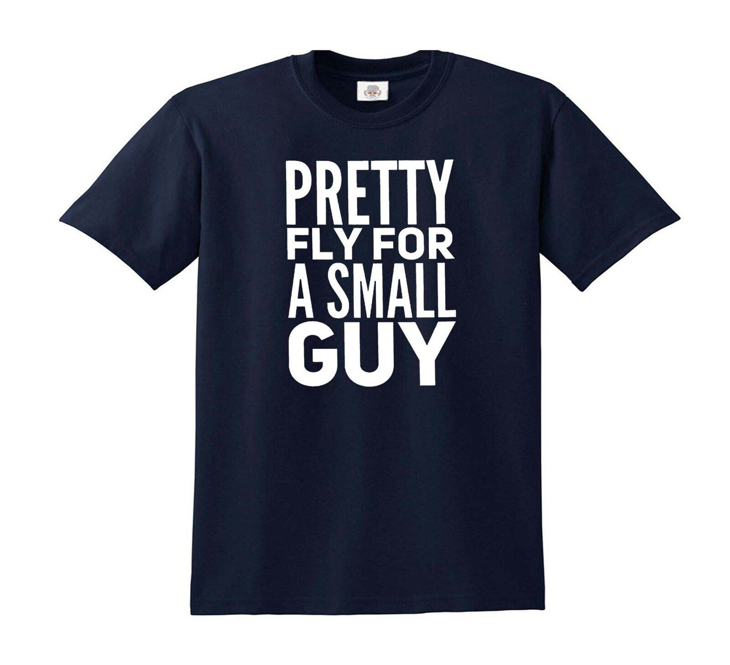 PRETTY FLY FOR A SMALL GUY | KID'S T-SHIRT NAVY T-SHIRT WHITE PRINT PRETTY FLY FOR A SMALL GUY | KID'S T-SHIRT