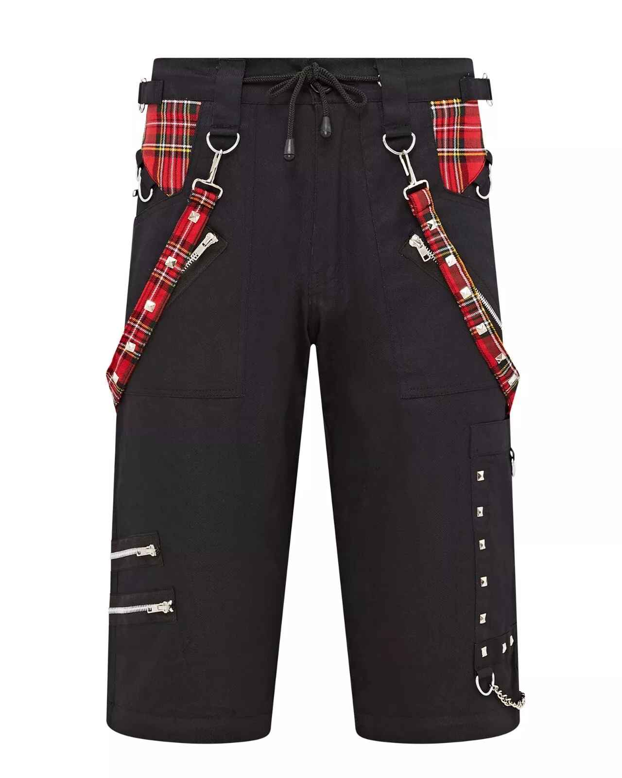 Dark Wear Punk Trousers - Tartan Bottoms Bondage Metal Music Trouser Dark Wear Punk Trousers - Tartan Bottoms Bondage Metal Music Trouser