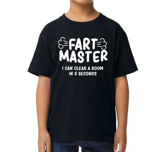 FART MASTER I CAN CLEAR | KID'S T-SHIRT FART MASTER I CAN CLEAR | KID'S T-SHIRT