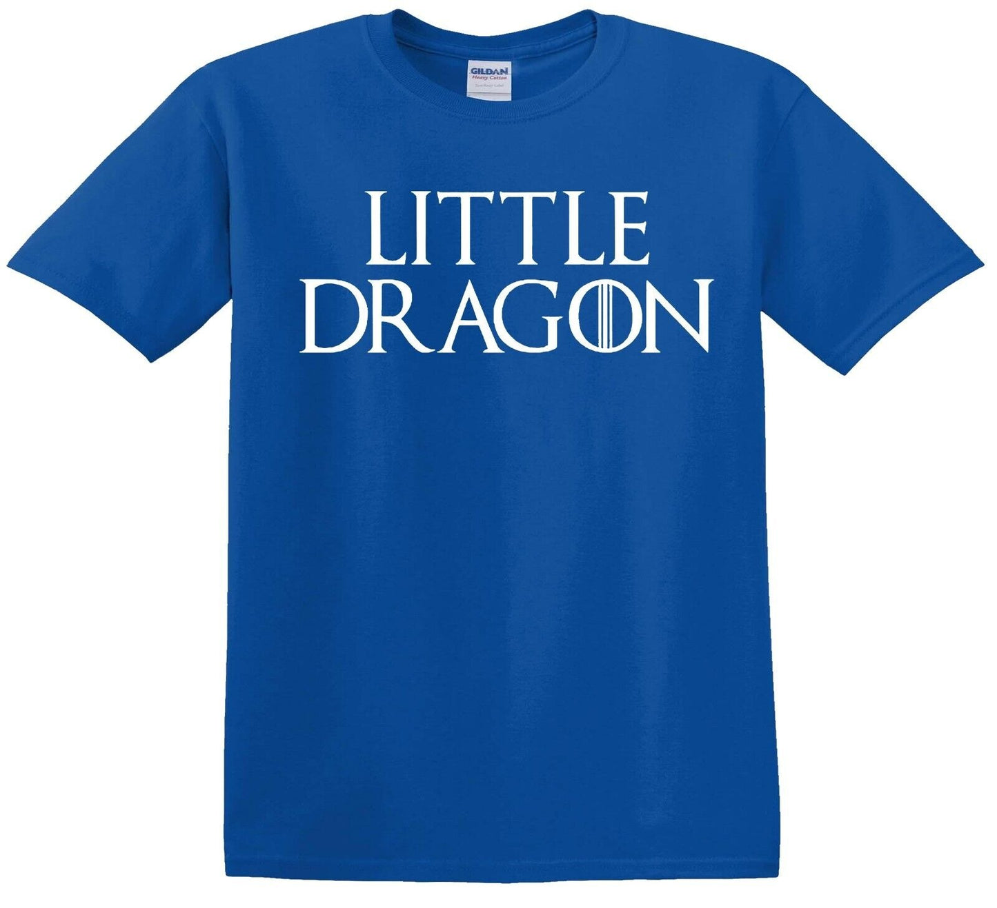 Little Dragon COOL SLOGAN | KID'S T-SHIRT ROYAL BLUE T-SHIRT WHITE PRINT Little Dragon COOL SLOGAN | KID'S T-SHIRT
