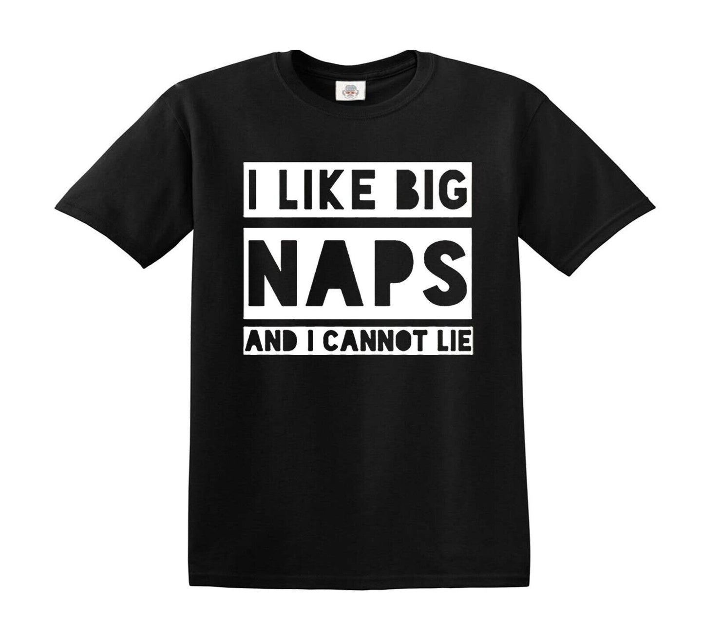I LIKE BIG NAPS AND I CANNOT LIE | KID'S T-SHIRT BLACK T-SHIRT WHITE PRINT I LIKE BIG NAPS AND I CANNOT LIE | KID'S T-SHIRT