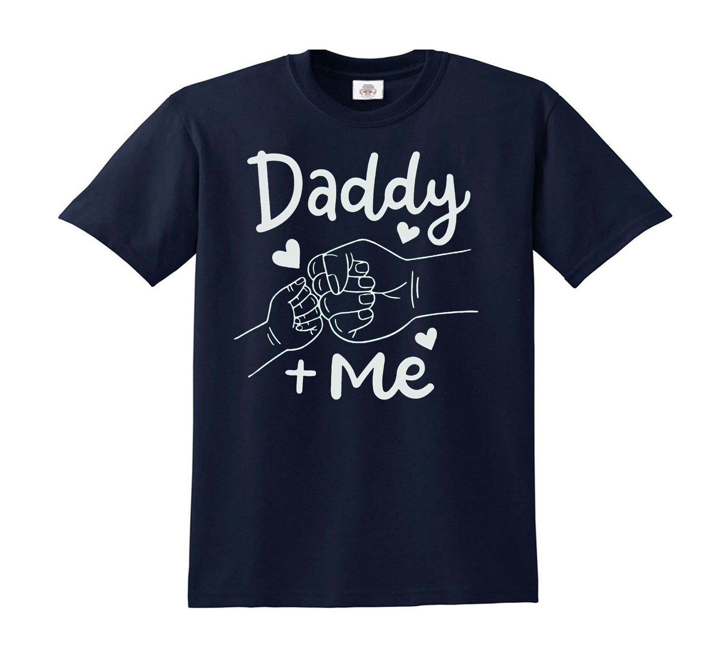 DADDY LOVE PLUS ME | KID'S T-SHIRT NAVY T-SHIRT WHITE PRINT DADDY LOVE PLUS ME | KID'S T-SHIRT