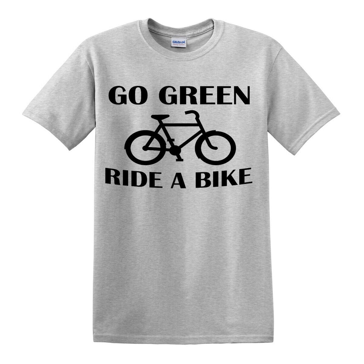 GO GREEN RIDE A BIKE | MEN'S T-SHIRT