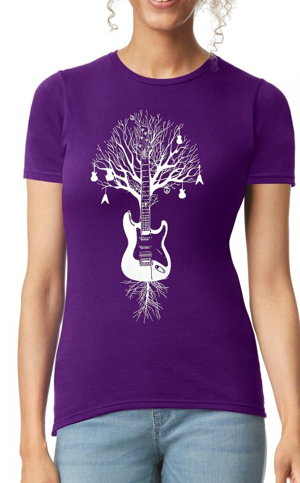 Tree Of Guitar | LADIES T-SHIRT