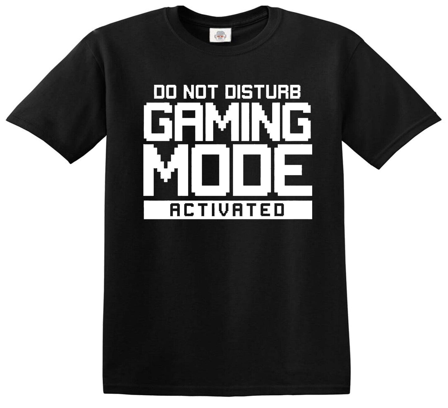 Do Not Disturb Gaming Mode | KID'S T-SHIRT BLACK T-SHIRT WHITE PRINT Do Not Disturb Gaming Mode | KID'S T-SHIRT