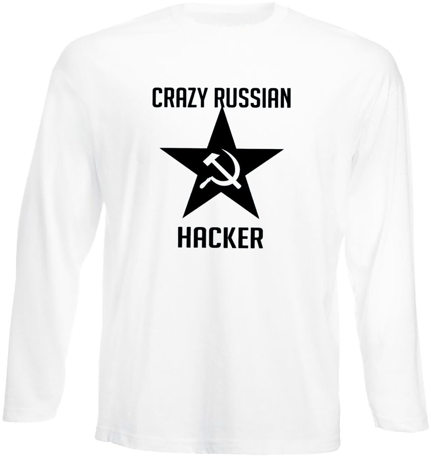 Crazy Russian Hacker | Long Sleeve Men's
