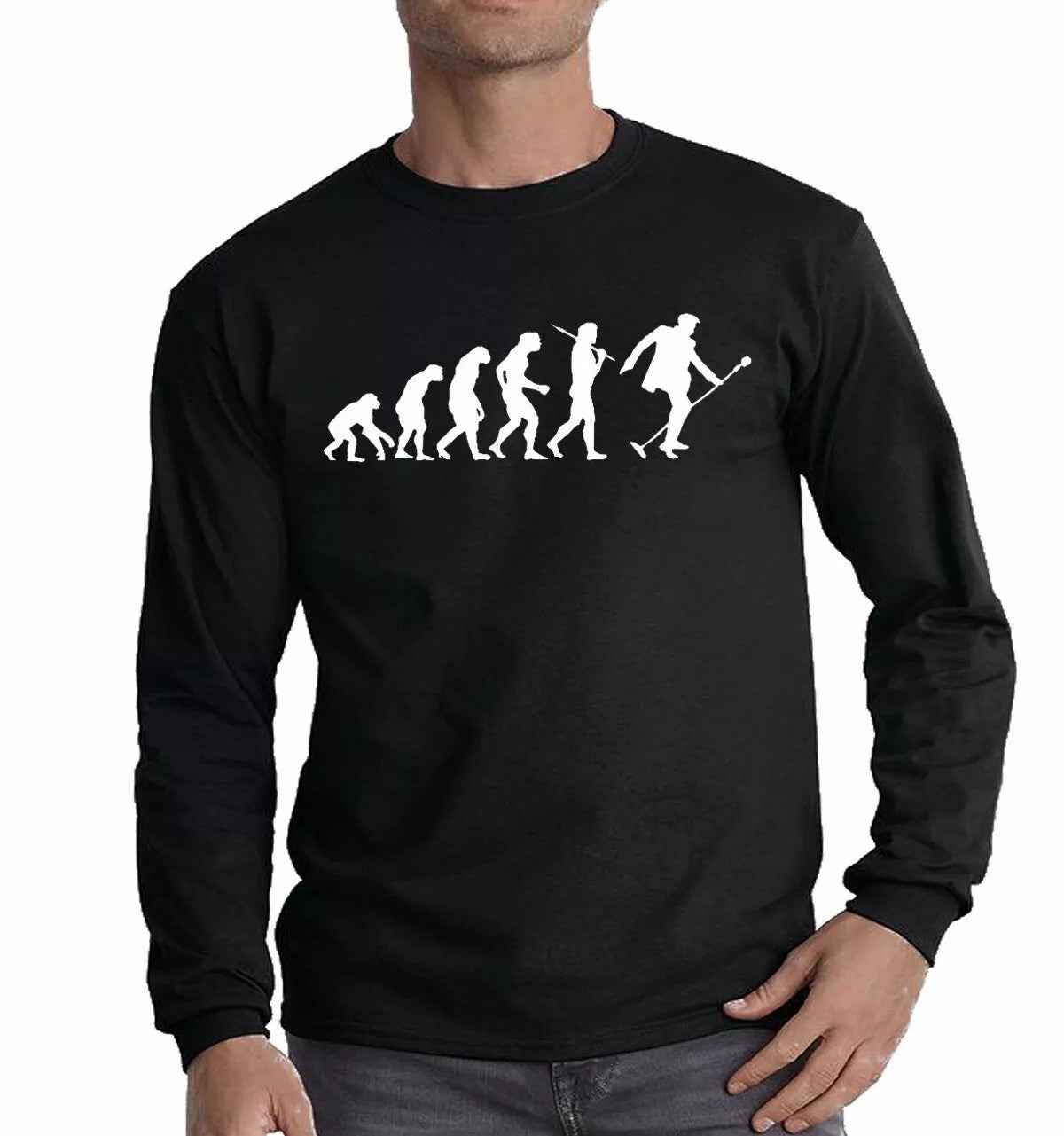 New Evolution Elvis Presley Long Sleeve T-Shirt Music Rock Party Gift Tee New Evolution Elvis Presley Long Sleeve T-Shirt Music Rock Party Gift Tee