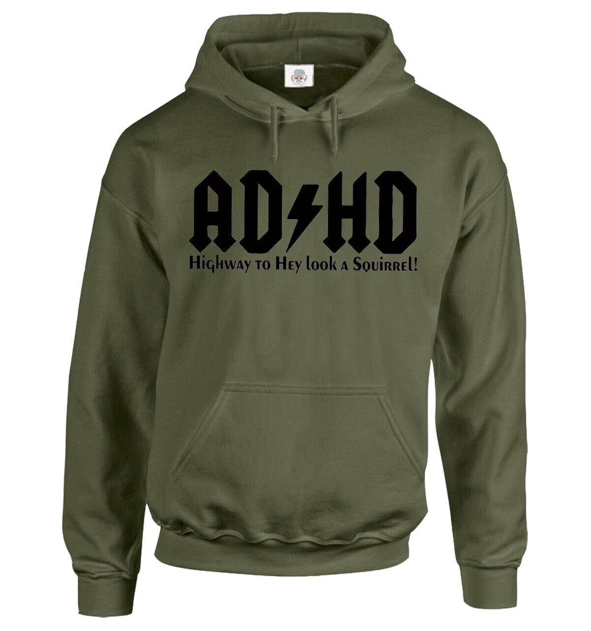 AD HD Highway To Hey Hoody For Men's