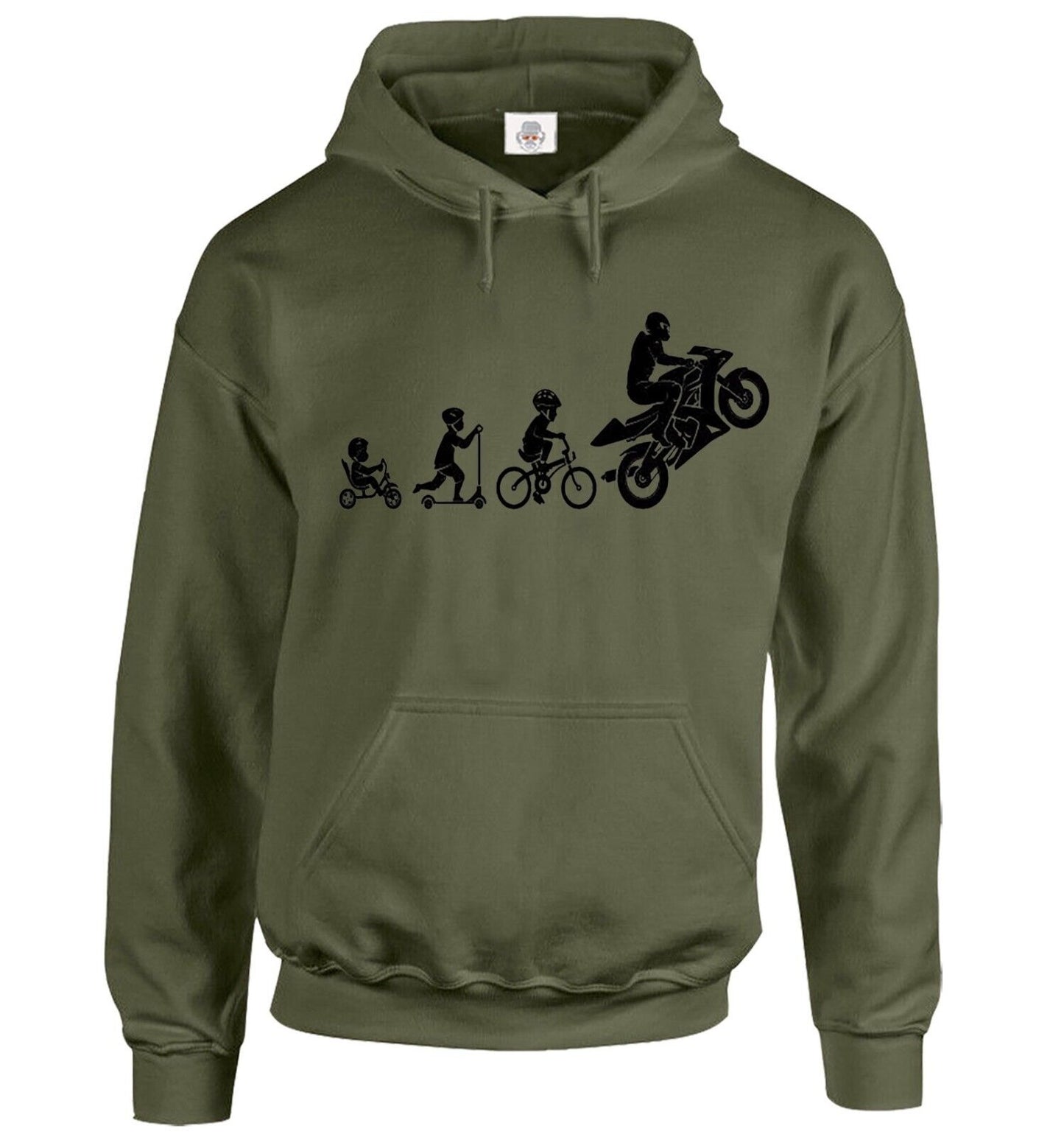 Motorbike Evolution Hoody For Men's
