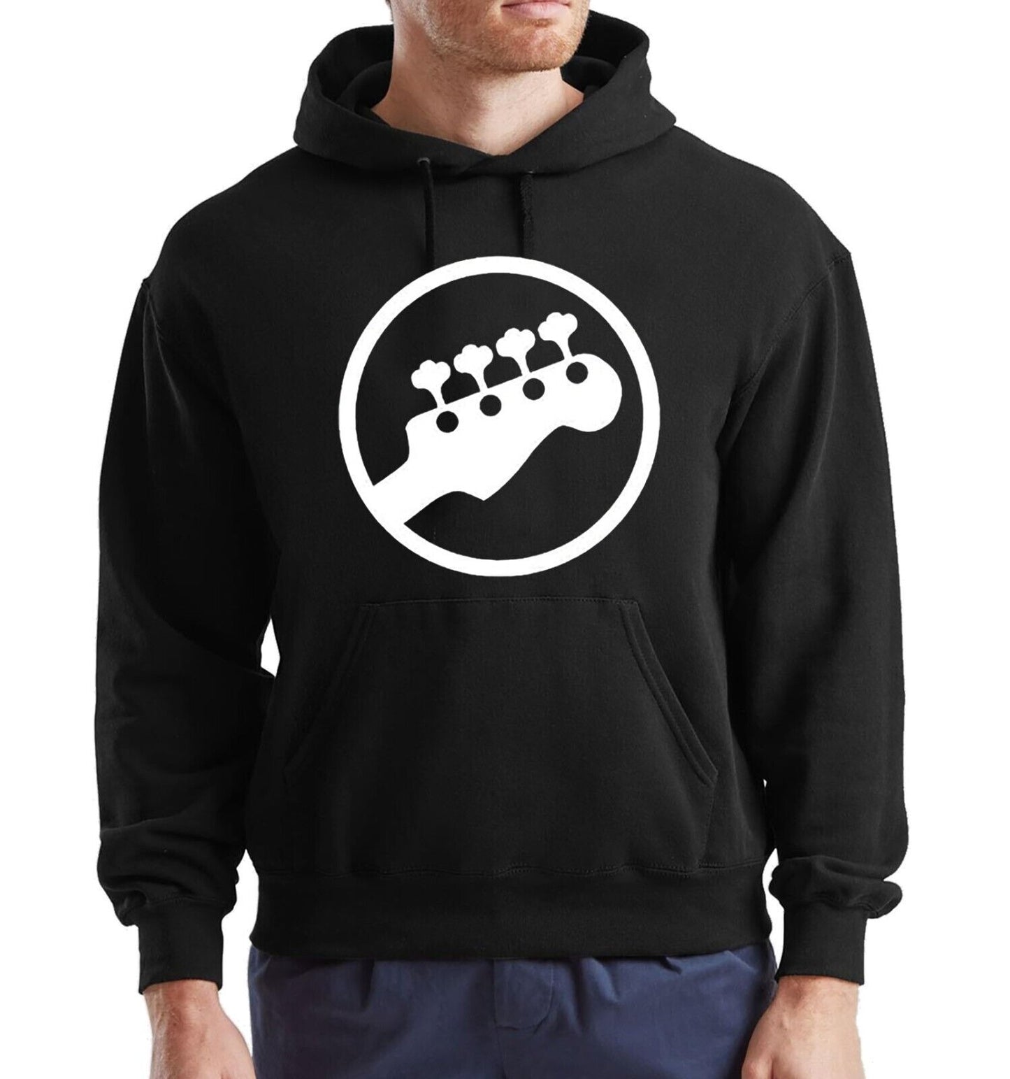 Bass Guitar Player Hoody Sweatshirt Men's Bass Guitar Player Hoody Sweatshirt Men's
