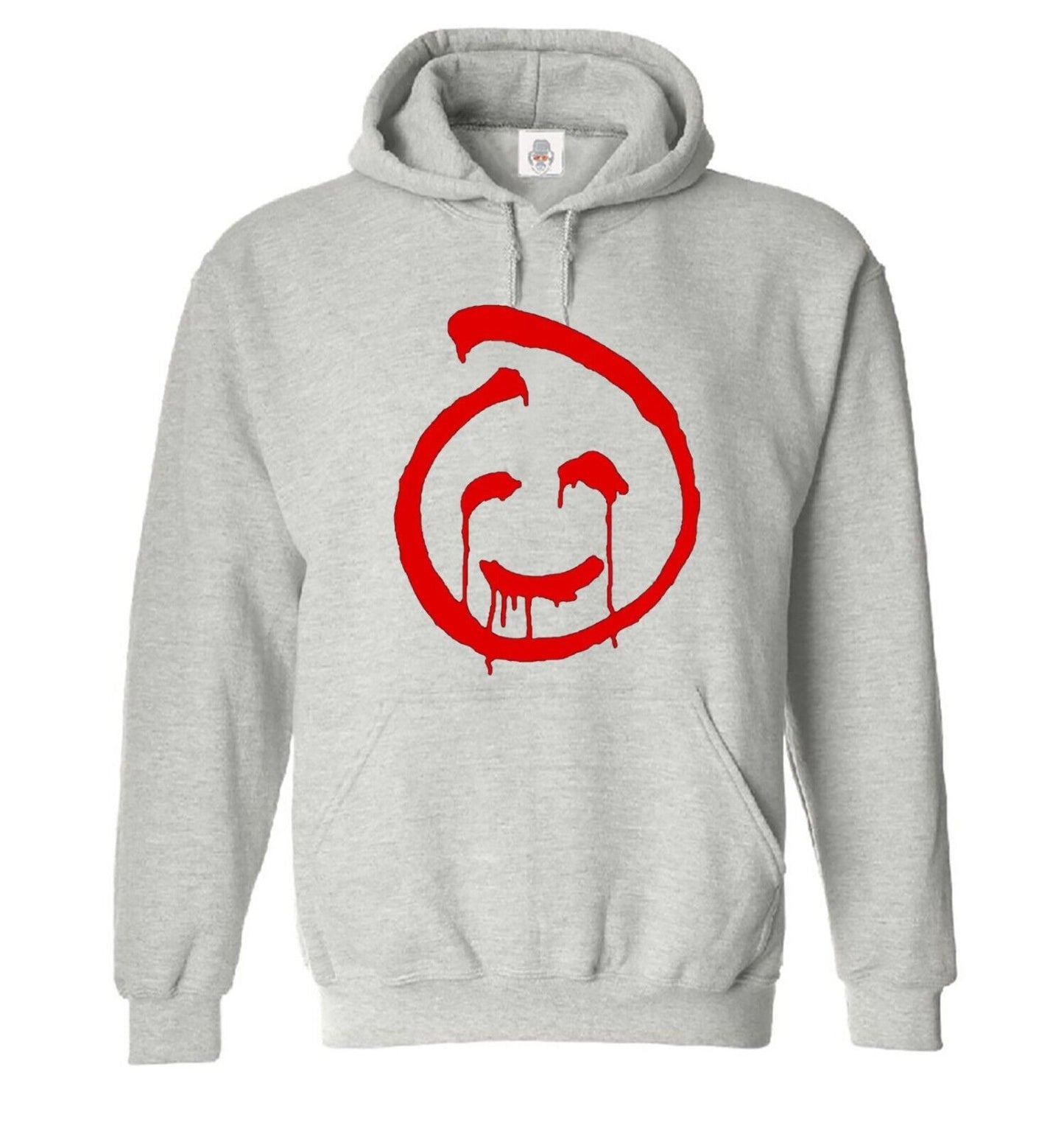 John Call Sign Hoody Sweatshirt Men's SPORT GREY HOODY RED PRINT John Call Sign Hoody Sweatshirt Men's