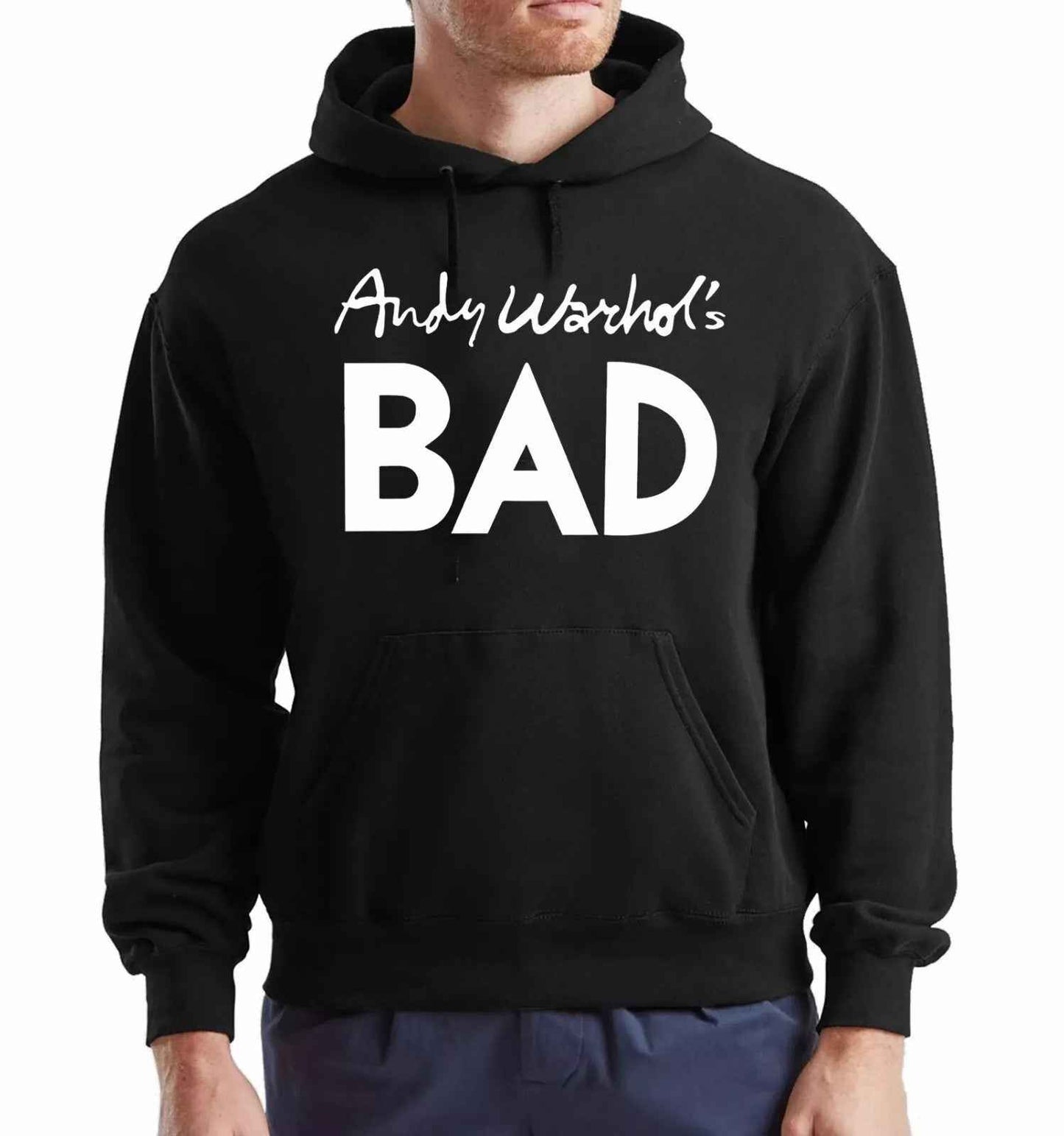 Andy Warhol Bad Hoody Sweatshirt for Men as Worn by Debbie Harry of Blondie Andy Warhol Bad Hoody Sweatshirt for Men as Worn by Debbie Harry of Blondie