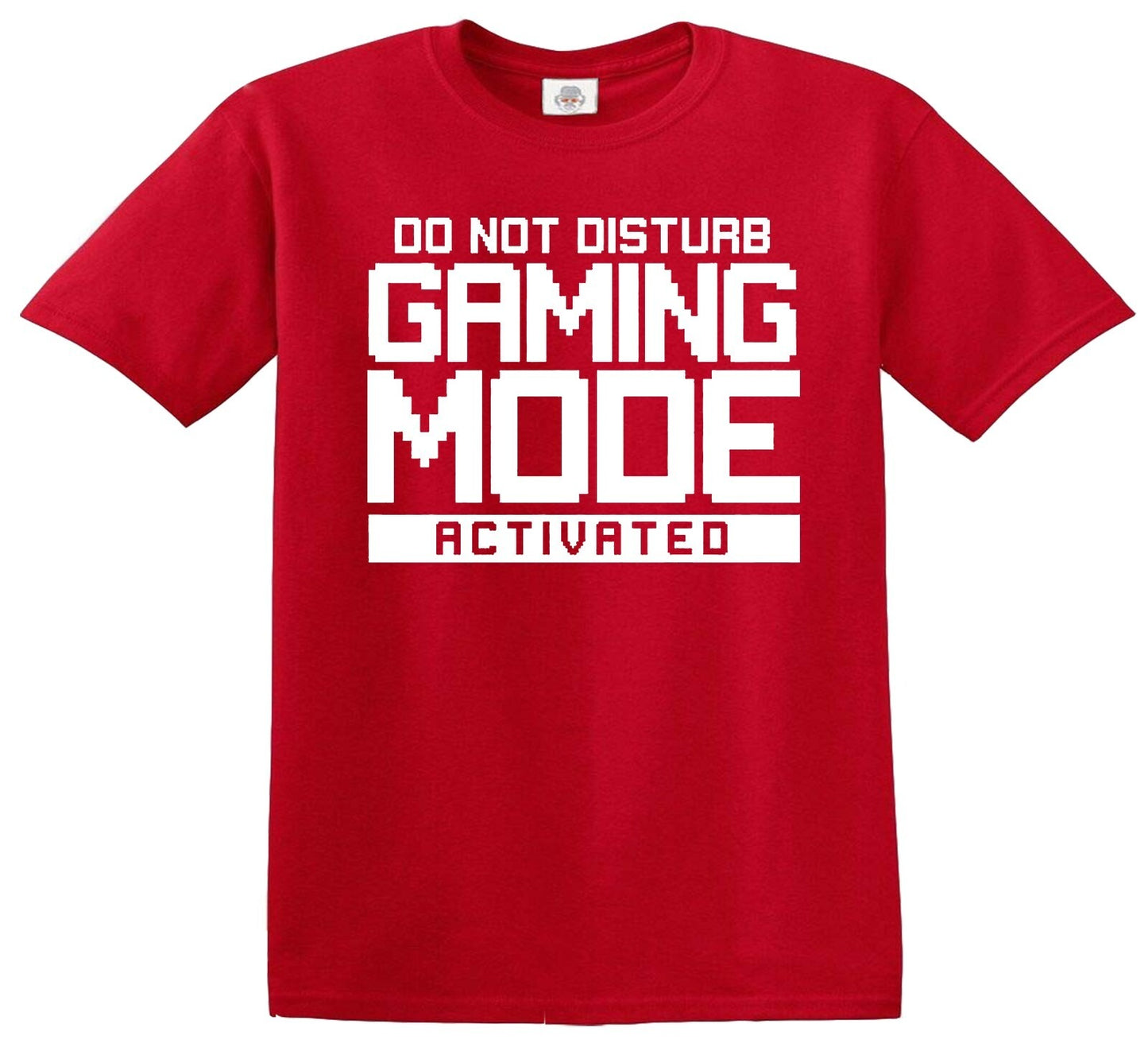 Do Not Disturb Gaming Mode | KID'S T-SHIRT RED T-SHIRT WHITE PRINT Do Not Disturb Gaming Mode | KID'S T-SHIRT
