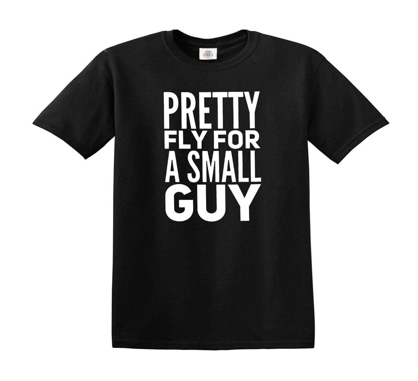 PRETTY FLY FOR A SMALL GUY | KID'S T-SHIRT BLACK T-SHIRT WHITE PRINT PRETTY FLY FOR A SMALL GUY | KID'S T-SHIRT