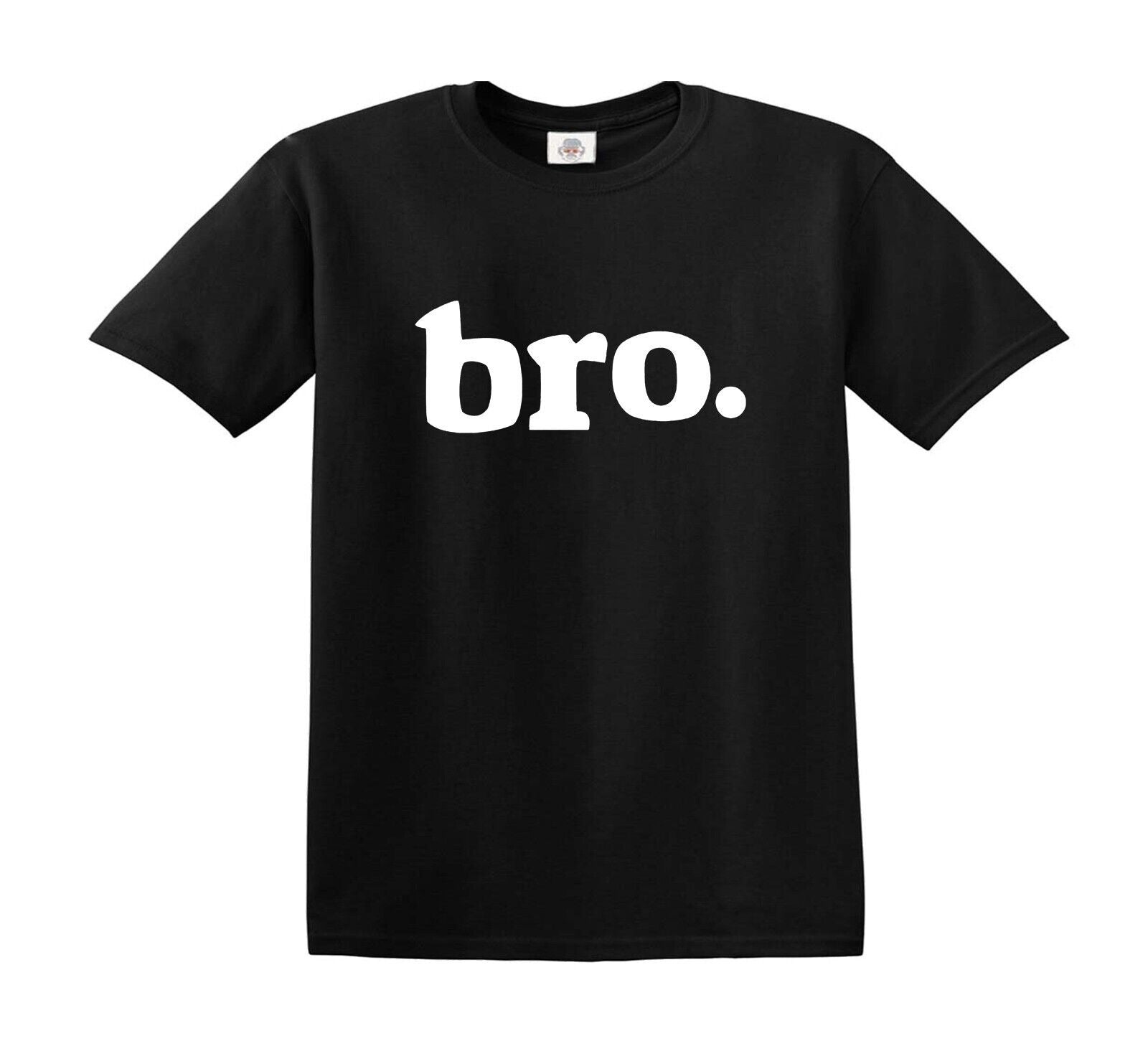 BRO LEETER TWEEN BOY | KID'S T-SHIRT BLACK T-SHIRT WHITE PRINT BRO LEETER TWEEN BOY | KID'S T-SHIRT