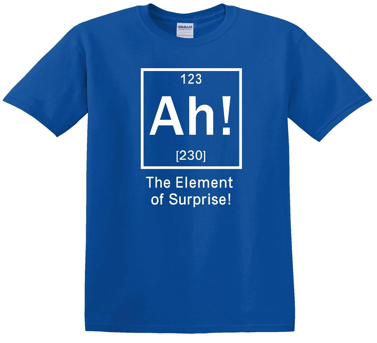 The Element Of Surprise | KID'S T-SHIRT ROYAL BLUE T-SHIRT WHITE PRINT The Element Of Surprise | KID'S T-SHIRT