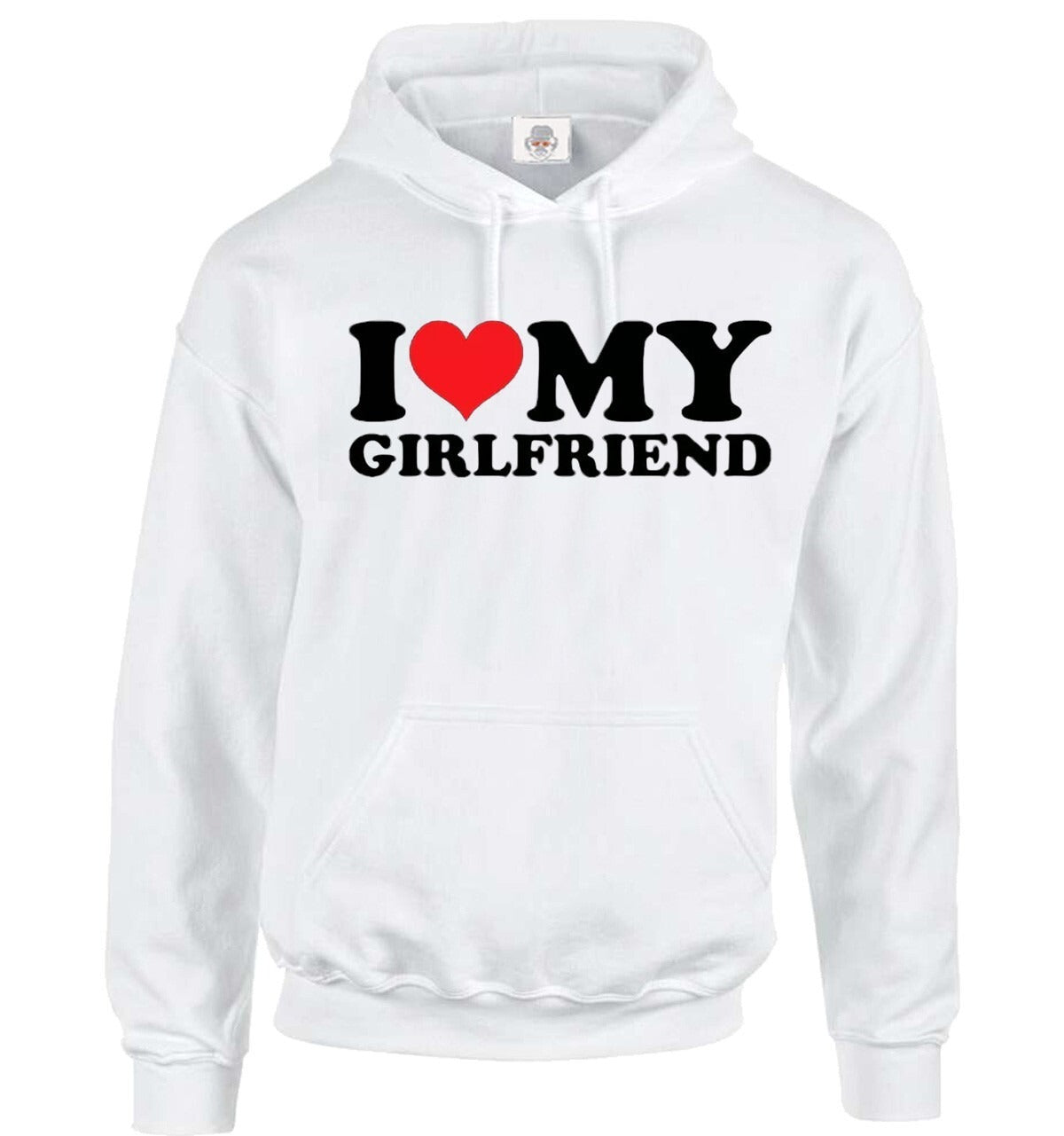 I Love My Girlfriend Hoody For Men's