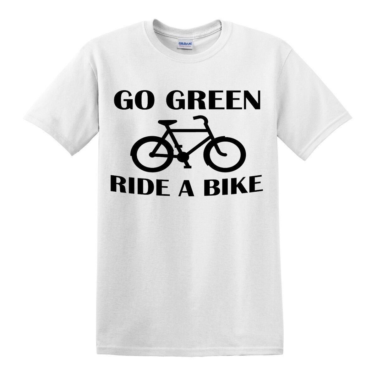 GO GREEN RIDE A BIKE | MEN'S T-SHIRT