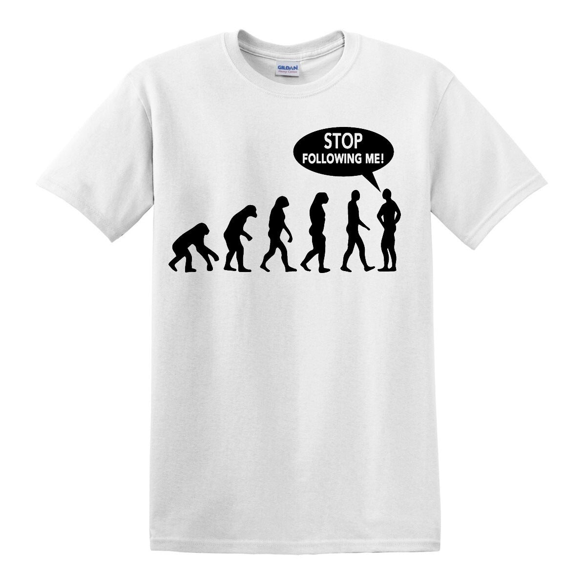 FOLLOWING ME EVOLUTION | MEN'S T-SHIRT