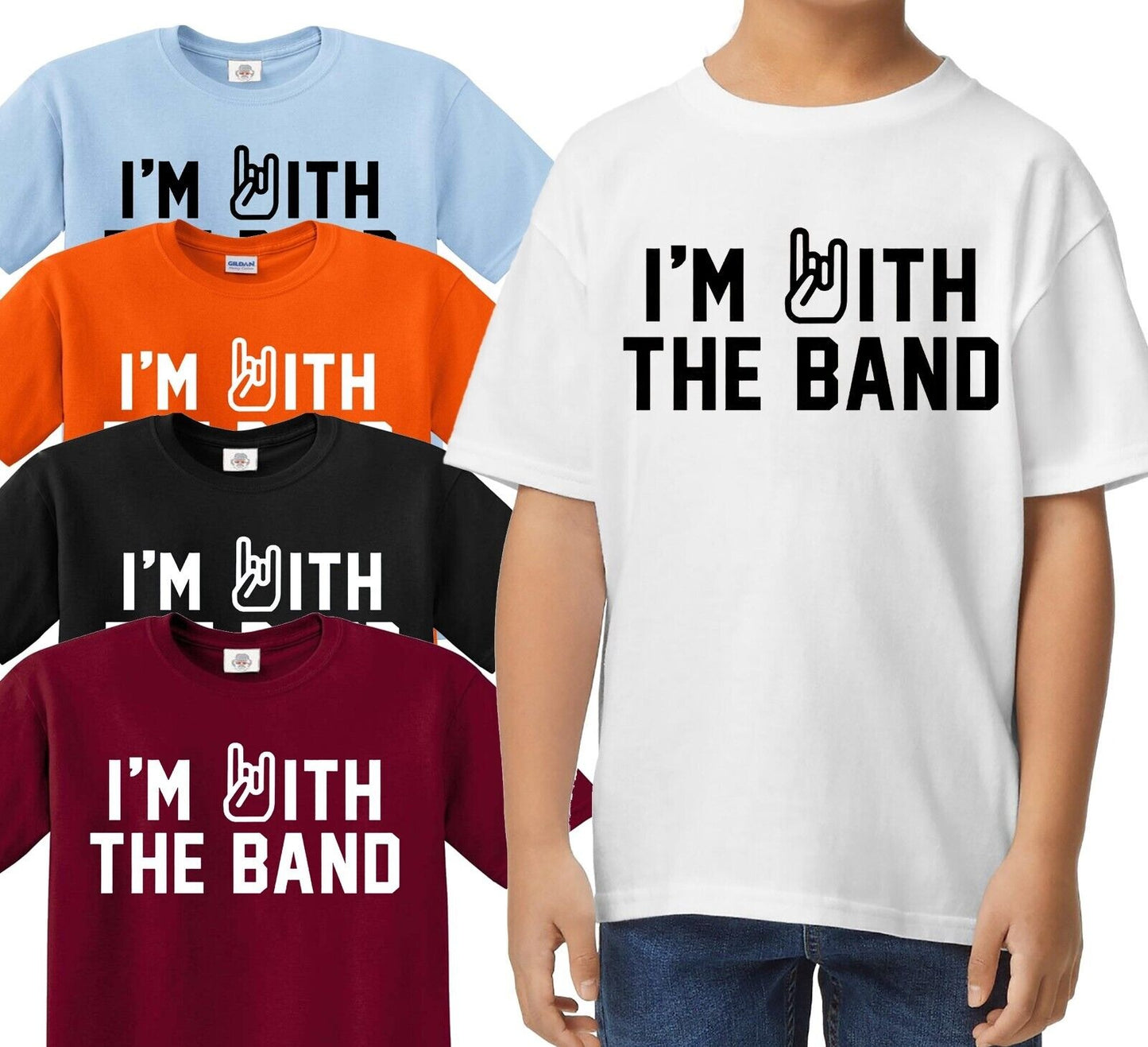 Kids Band Tee I'm with The Band | KID'S T-SHIRT Kids Band Tee I'm with The Band | KID'S T-SHIRT