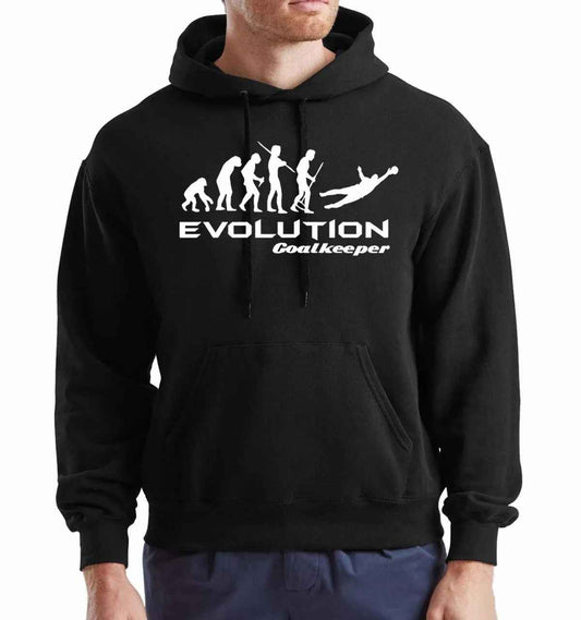 Evolution of Goalkeeper Hoodie Sweatshirt - Funny Mens Football Goals Hoodie Evolution of Goalkeeper Hoodie Sweatshirt - Funny Mens Football Goals Hoodie