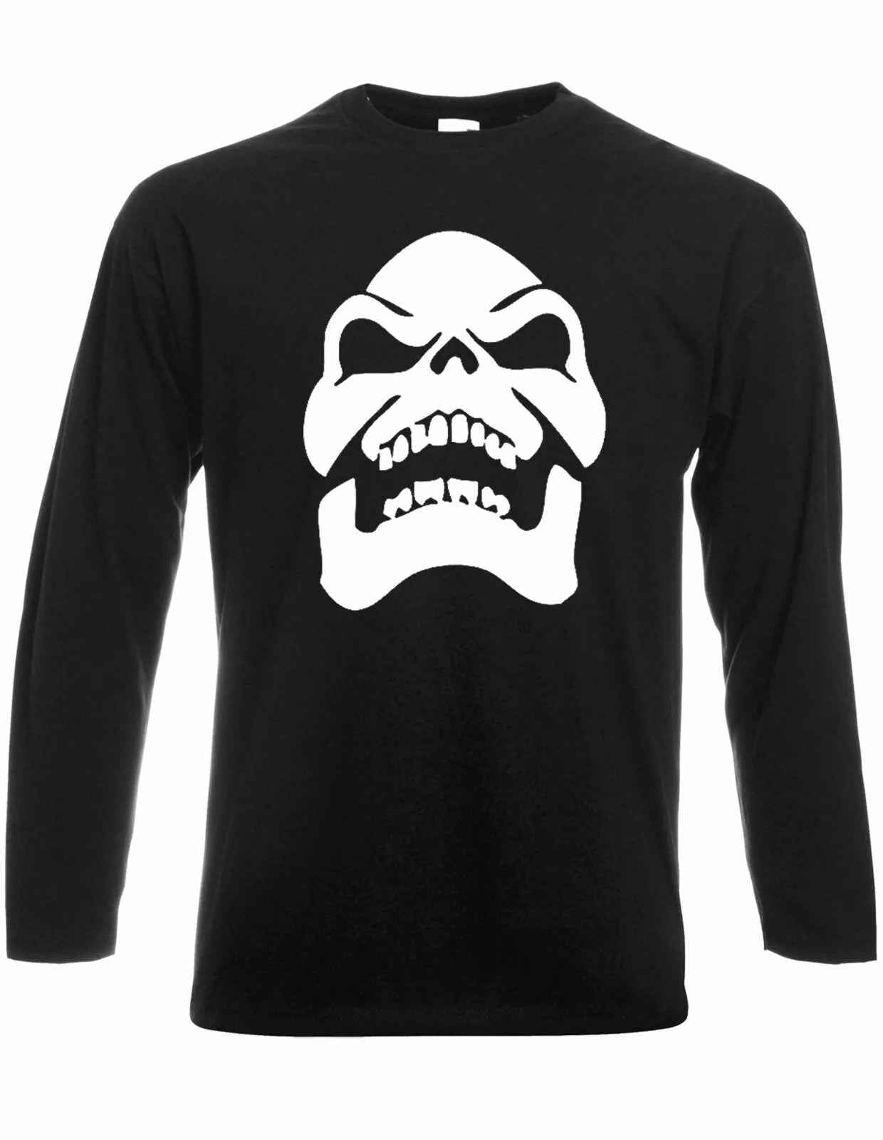 Skeletor Kids T-Shirt - Long Sleeves He-Man Masters of the Universe 80's TV Merchandise Skeletor Kids T-Shirt - Long Sleeves He-Man Masters of the Universe 80's TV Merchandise