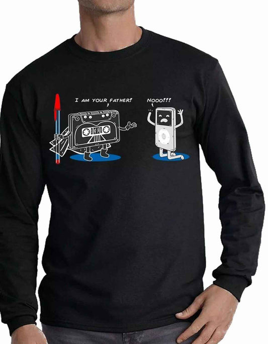 Funny Long Sleeve Star Wars I'm Your Father T-Shirt for 60s 70s 80s Party Funny Long Sleeve Star Wars I'm Your Father T-Shirt for 60s 70s 80s Party