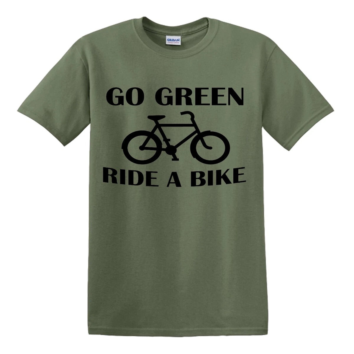 GO GREEN RIDE A BIKE | MEN'S T-SHIRT